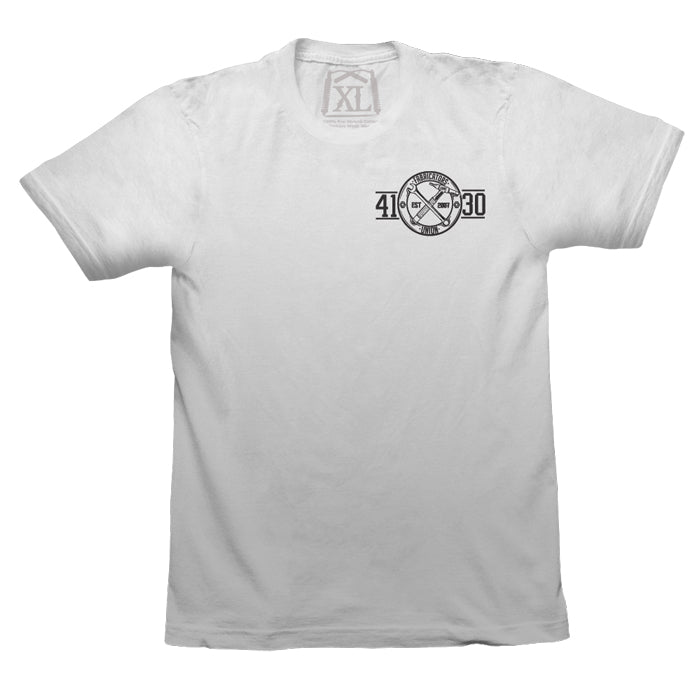 Fabricators Union Tee (White/Black)