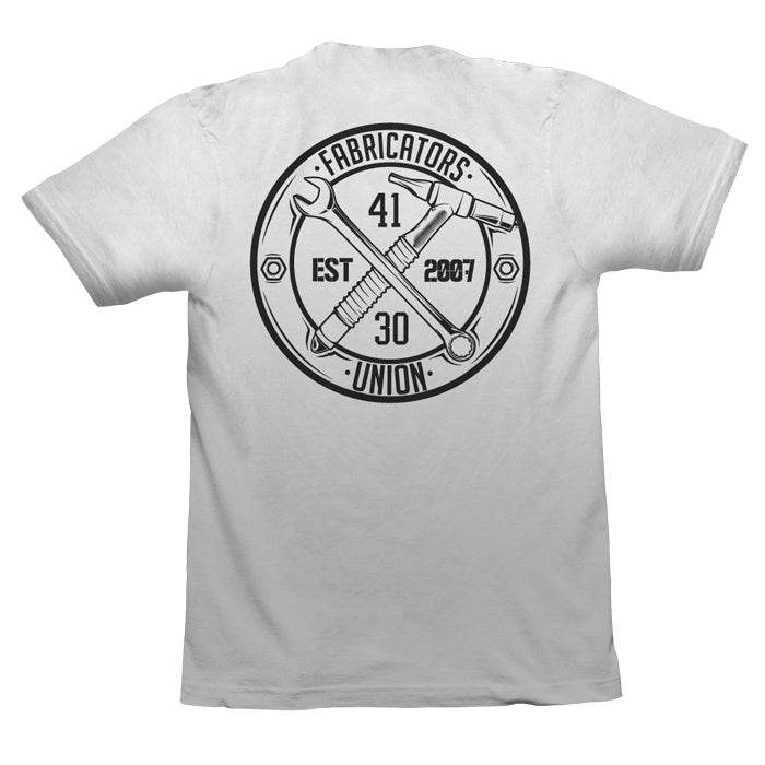 Fabricators Union Tee (White/Black)