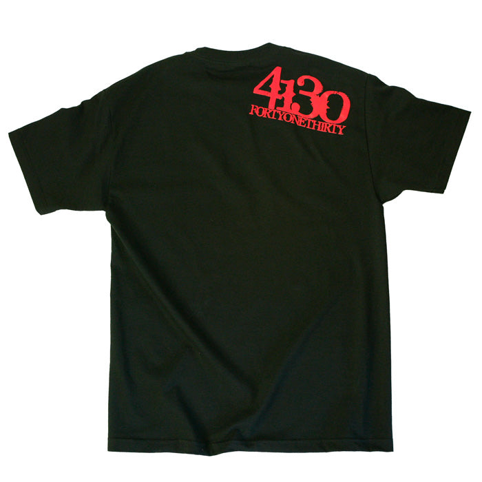 4-Lowded Tee (Black/Red)