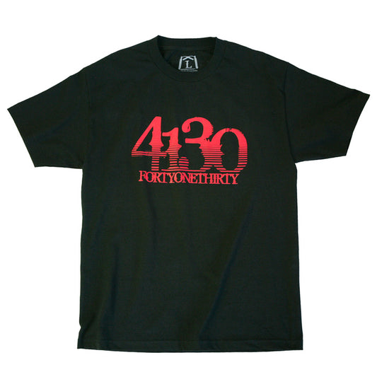 Grooved Tee (Black/Red)