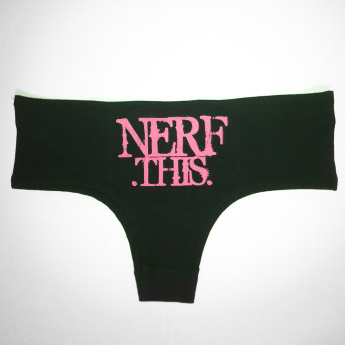 "Nerf This" Booty Short (Black)